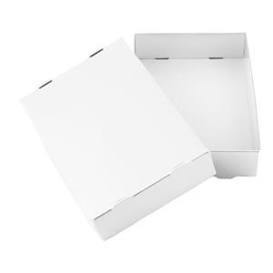 Paper box with lid typ 3 folding 150x180 matt - white