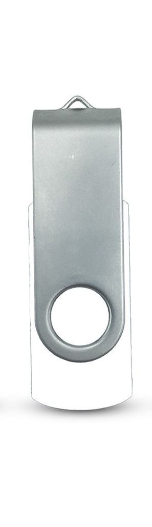 Plastic USB flash drive Flash 03 32 GB - white