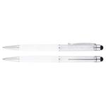 Puffin aluminum ballpoint pen - white