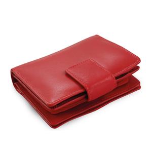 Red ladies leather purse