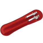 Sada kuličkové pero a mikrotužka Taur - červená