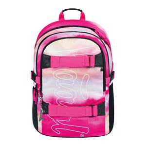 School Bag Skate Pink Stripes