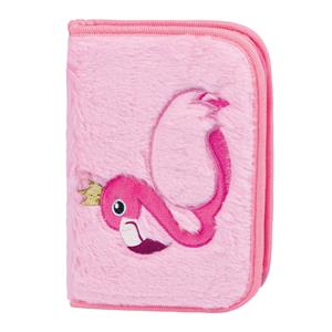 School Pencil Case Classic Double-Flamingo