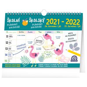 Wall and desk Calendar 2022 School planner with hook