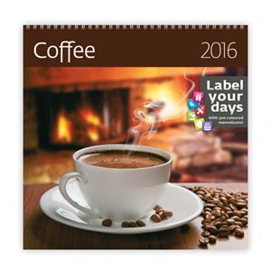 Wall Calendar 2016 Coffee