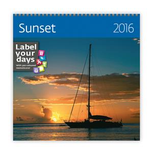 Wall Calendar 2016 Sunset