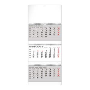 Wall Calendar 2022 3 months foldable - grey CZ