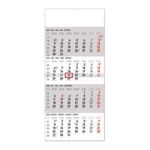 Wall Calendar 2022 4months foldable - grey SK