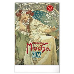 Wall Calendar 2022 Alphonse Mucha