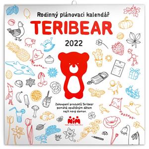 Wall Calendar 2022 Family planner TERIBEAR