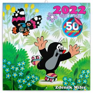 Wall Calendar 2022 The Little Mole with stickers