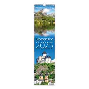 Wall Calendar 2025 Tie - Slovensko