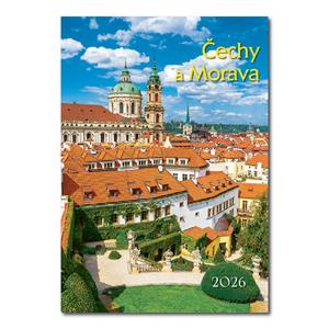 Wall calendar 2026 - Bohemia and Moravia