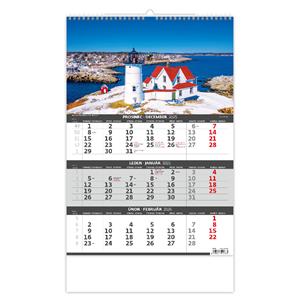 Wall Calendar 2026 - Coast - 3 Months