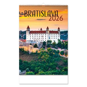 Wall Calendar 2026 Czech Bratislava