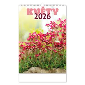 Wall Calendar 2026 Czech Flowers