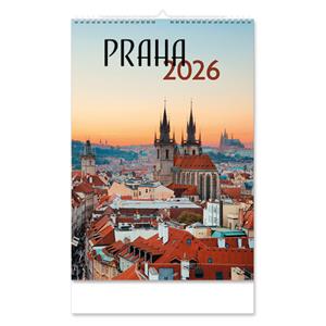Wall Calendar 2026 Czech Prague