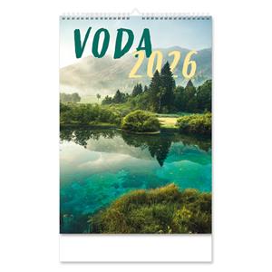 Wall Calendar 2026 Czech Water