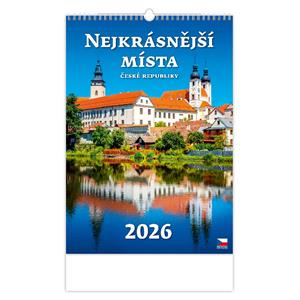 Wall calendar 2026 - The most beautiful places in the Czech Republic