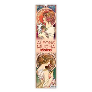 Wall Calendar 2026 Tie - Alfons Mucha