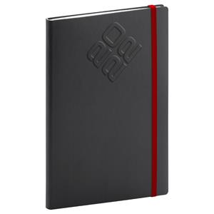 Weekly Diary 2022 A5 Matra - black/red