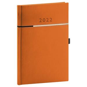 Weekly Diary 2022 A5 Tomy - orange/black