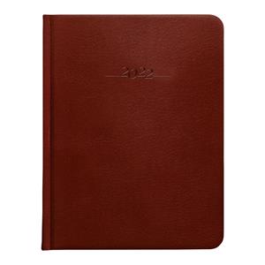 Weekly diary 2022 Carus A5 with notes - brown