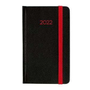 Weekly diary 2022 Neon pocket - red