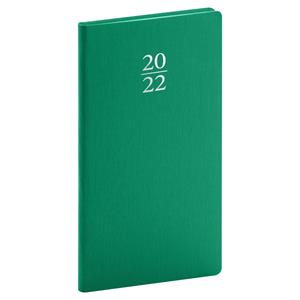 Weekly Diary 2022 Pocket Capys - green