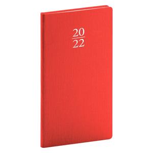 Weekly Diary 2022 Pocket Capys - red