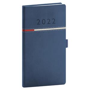 Weekly Diary 2022 Pocket Tomy - blue/red