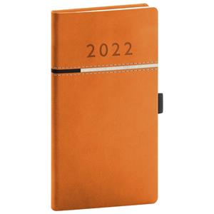 Weekly Diary 2022 Pocket Tomy - orange/black