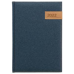Weekly Diary 2022 Slovak A5 Denim - blue
