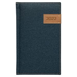 Weekly Diary 2022 Slovak pocket Denim Slovak - blue