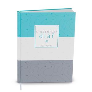 Weekly Diary 2022 Student - V8 Lamino kapesní - Airplane