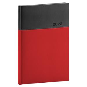 Weekly Diary 2023 A5 Dado - red/black