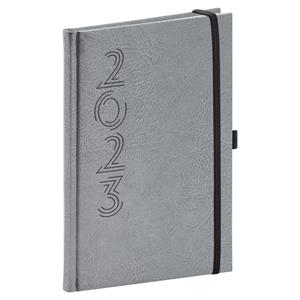 Weekly Diary 2023 A5 Memory - silver