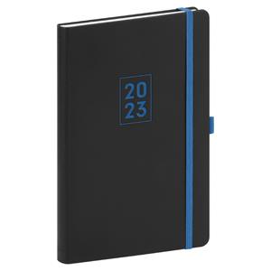 Weekly Diary 2023 A5 Nox - black/blue