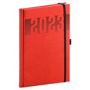 Weekly Diary 2023 A5 Silhouette - red