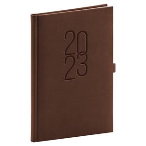 Weekly Diary 2023 A5 Vivella Classic - brown