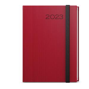 Weekly Diary 2023 Oskar Vigo A5 - Red