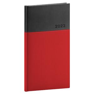 Weekly Diary 2023 Pocket Dado - red/black