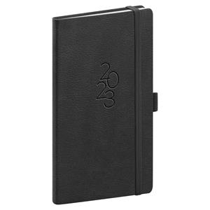 Weekly Diary 2023 Pocket Majestic - black