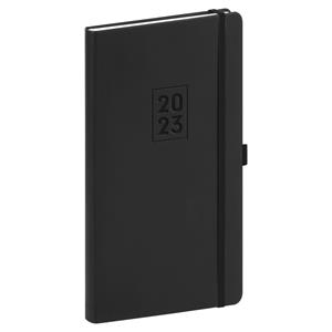 Weekly Diary 2023 Pocket Nox - black/black