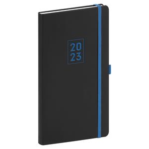 Weekly Diary 2023 Pocket Nox - black/blue