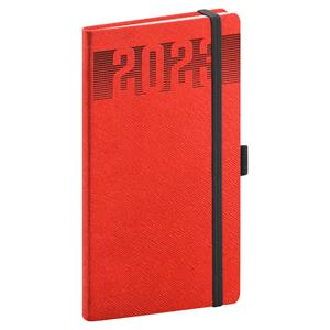 Weekly Diary 2023 Pocket Silhouette - red