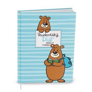Weekly Diary 2023 Student Laminated Pocket - Bear