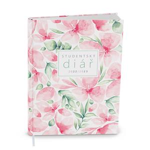 Weekly Diary 2023 Student Laminated Pocket - Pink