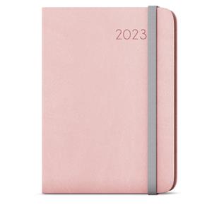 Weekly Diary 2023 Zoro Flexi with notes A5 - Pastel pink
