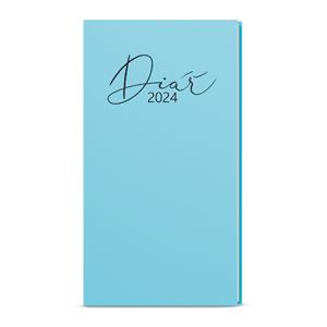 Weekly Diary 2024 Jakub Pastel kapesní - Blue